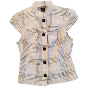 Guess Button Top NWT